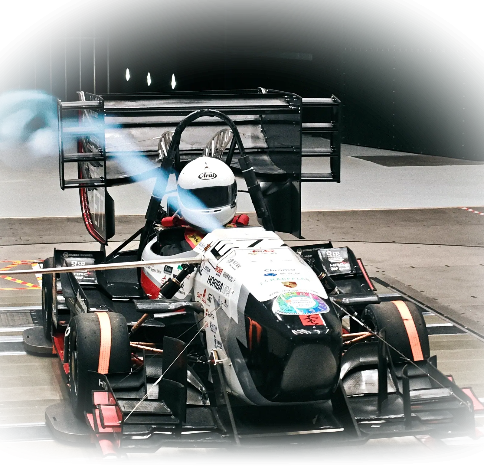 DRe25 — DIAN Racing Formula Student car in the wind tunnel